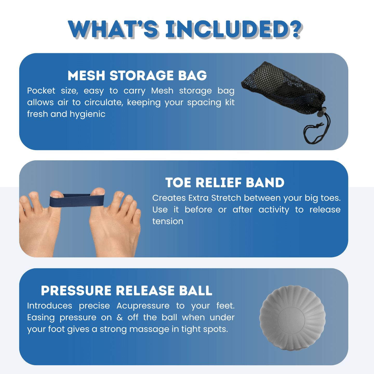 Active Recovery Toe Spacing Kit